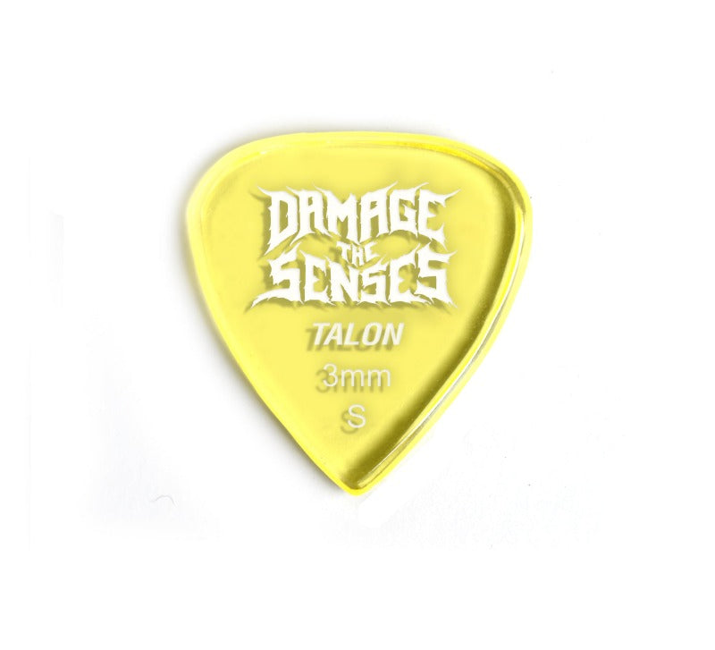 Acrylic Pick - Talon 3mm (Trans Yellow) Damage The Senses