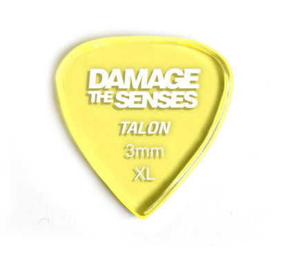 Acrylic Pick - Talon 3mm (Trans Yellow) Damage The Senses