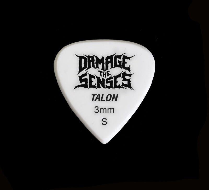 Acrylic Pick - Talon 3mm (White) Damage The Senses