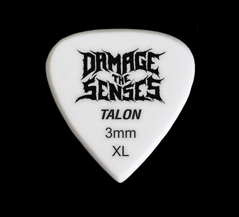 Acrylic Pick - Talon 3mm (White) Damage The Senses