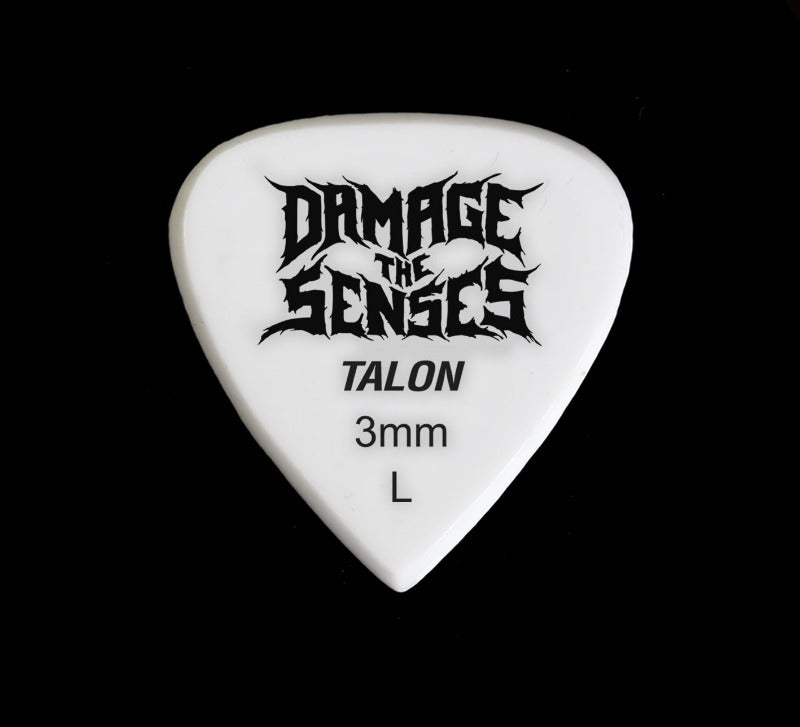 Acrylic Pick - Talon 3mm (White) Damage The Senses