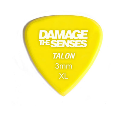 Acrylic Pick - Talon 3mm (Yellow) Damage The Senses