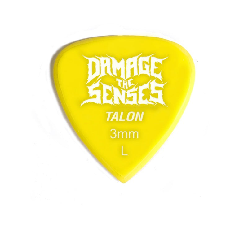 Acrylic Pick - Talon 3mm (Yellow) Damage The Senses