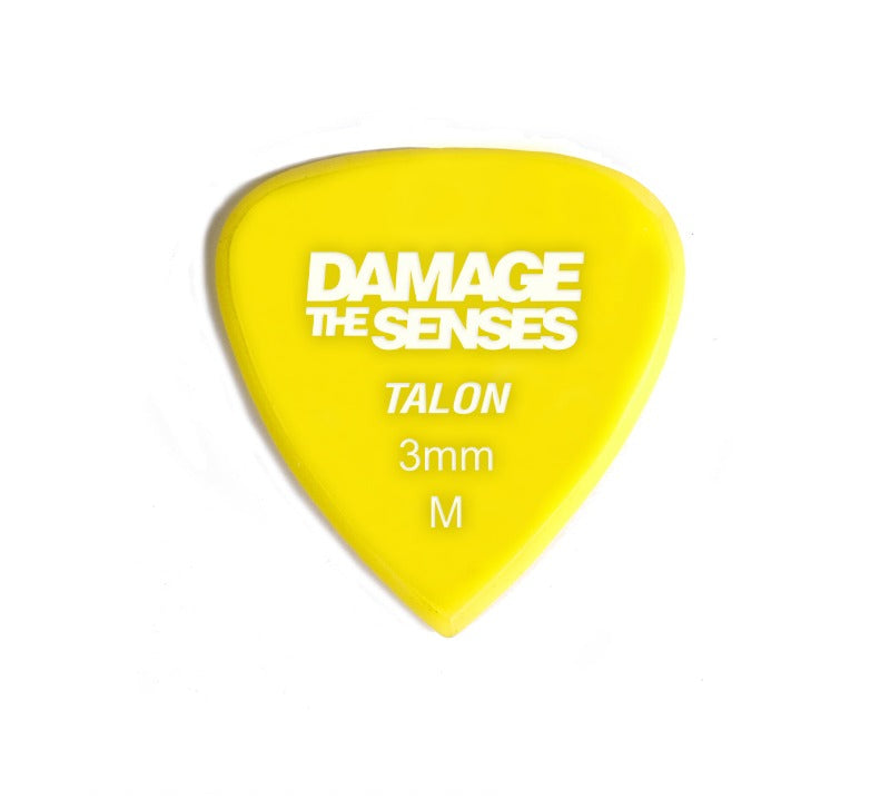 Acrylic Pick - Talon 3mm (Yellow) Damage The Senses