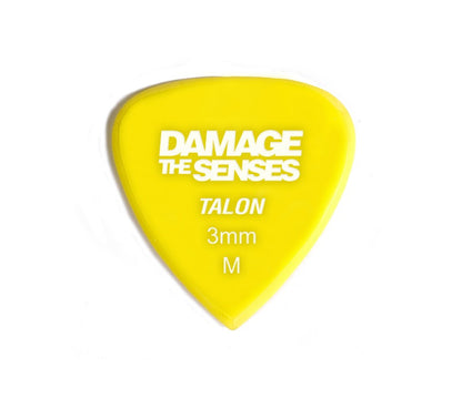 Acrylic Pick - Talon 3mm (Yellow) Damage The Senses