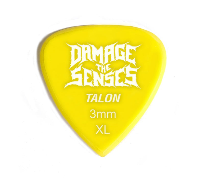 Acrylic Pick - Talon 3mm (Yellow) Damage The Senses