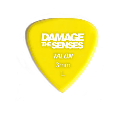 Acrylic Pick - Talon 3mm (Yellow) Damage The Senses