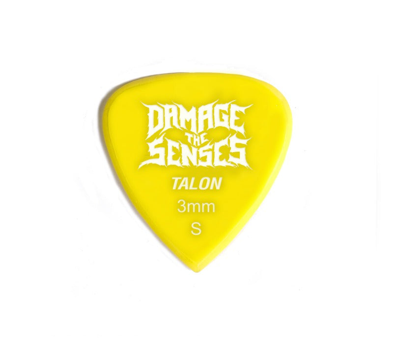 Acrylic Pick - Talon 3mm (Yellow) Damage The Senses