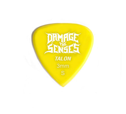 Acrylic Pick - Talon 3mm (Yellow) Damage The Senses