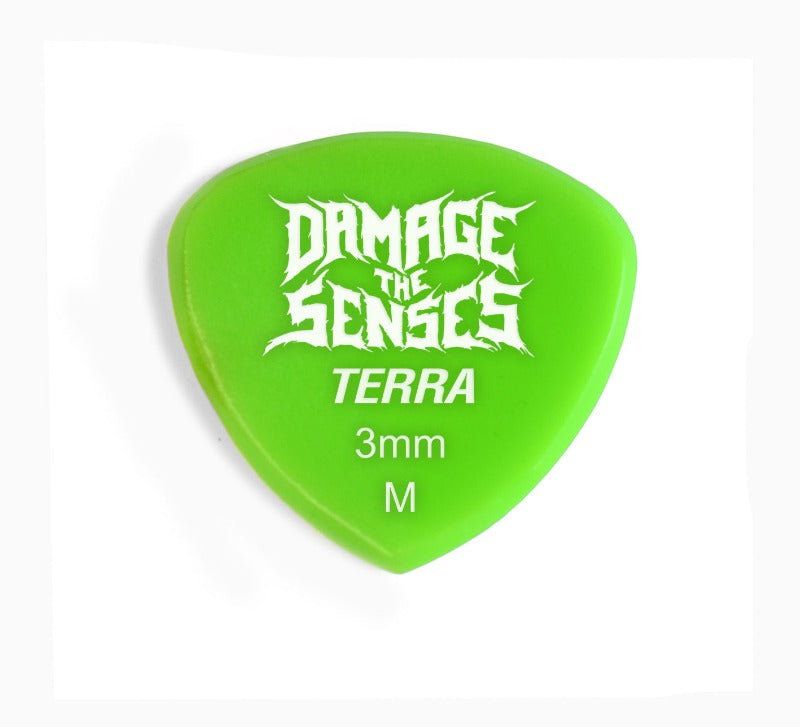 Acrylic Pick - Terra 3mm (Apple Green) Damage The Senses