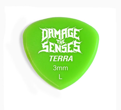 Acrylic Pick - Terra 3mm (Apple Green) Damage The Senses