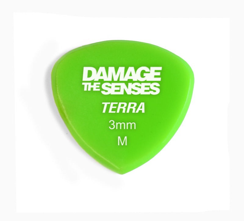 Acrylic Pick - Terra 3mm (Apple Green) Damage The Senses