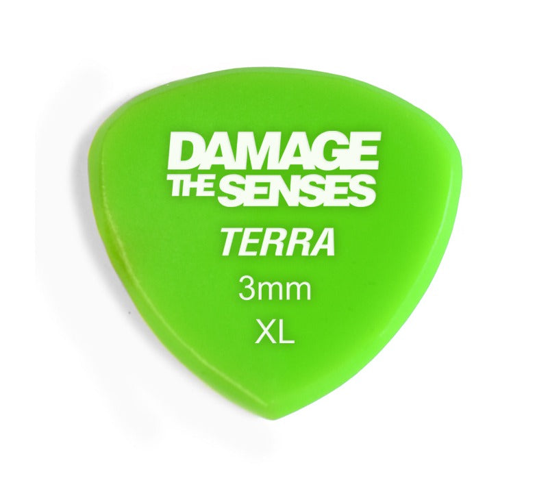 Acrylic Pick - Terra 3mm (Apple Green) Damage The Senses