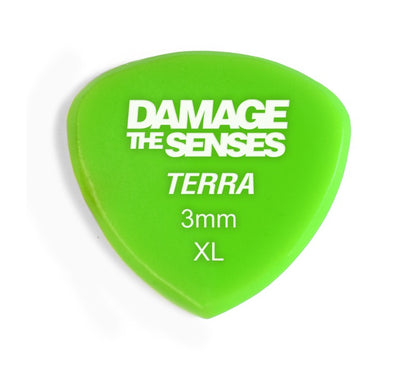 Acrylic Pick - Terra 3mm (Apple Green) Damage The Senses