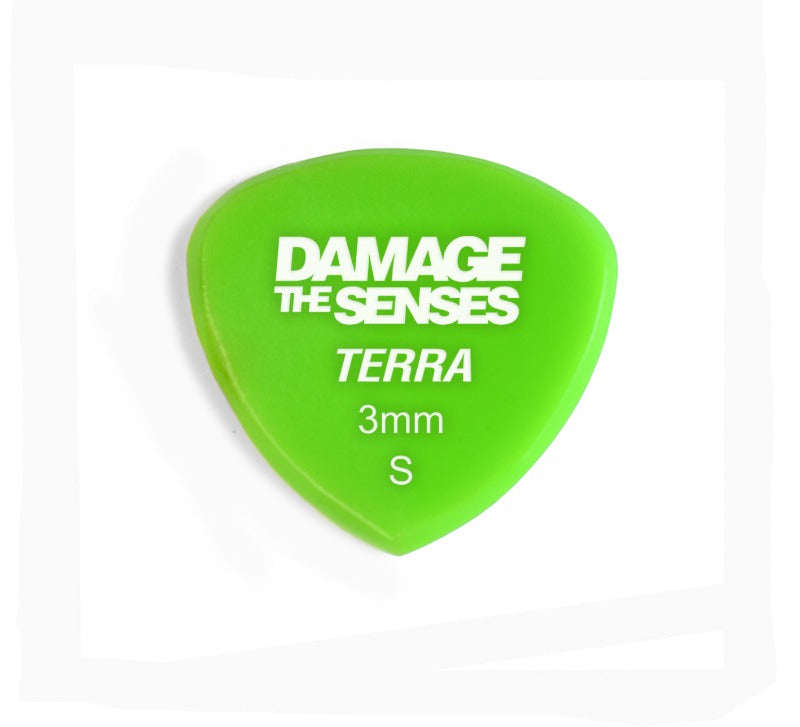 Acrylic Pick - Terra 3mm (Apple Green) Damage The Senses