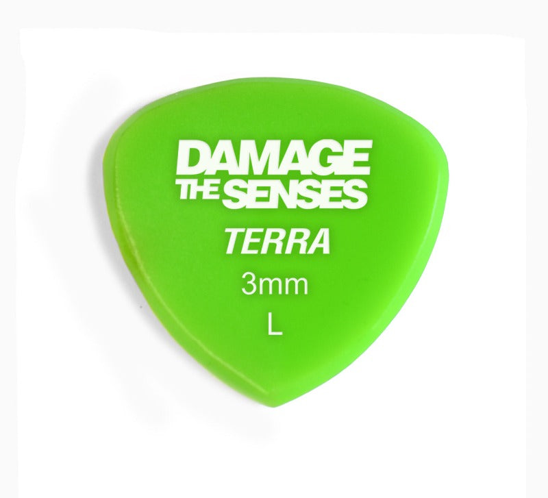 Acrylic Pick - Terra 3mm (Apple Green) Damage The Senses