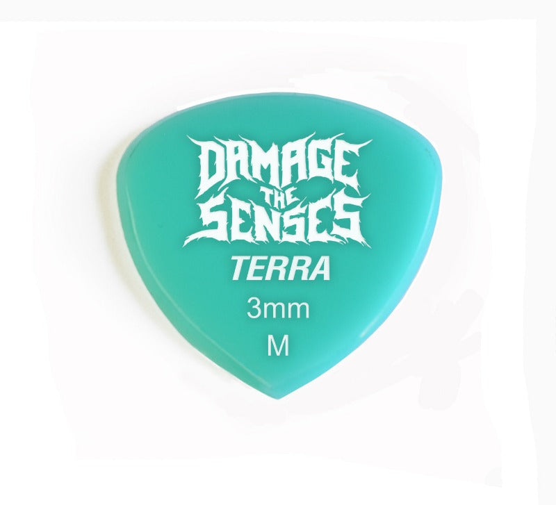 Acrylic Pick - Terra 3mm (Aqua) Damage The Senses