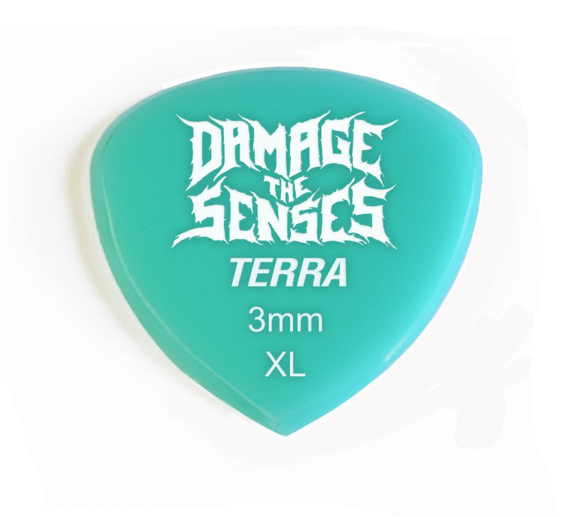 Acrylic Pick - Terra 3mm (Aqua) Damage The Senses