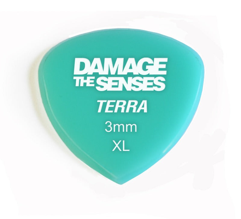 Acrylic Pick - Terra 3mm (Aqua) Damage The Senses