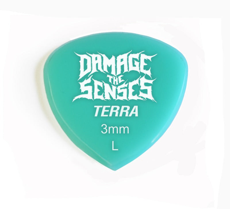 Acrylic Pick - Terra 3mm (Aqua) Damage The Senses