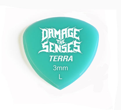 Acrylic Pick - Terra 3mm (Aqua) Damage The Senses