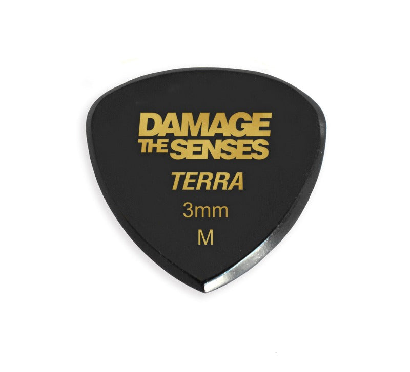 Acrylic Pick - Terra 3mm (Black) Damage The Senses