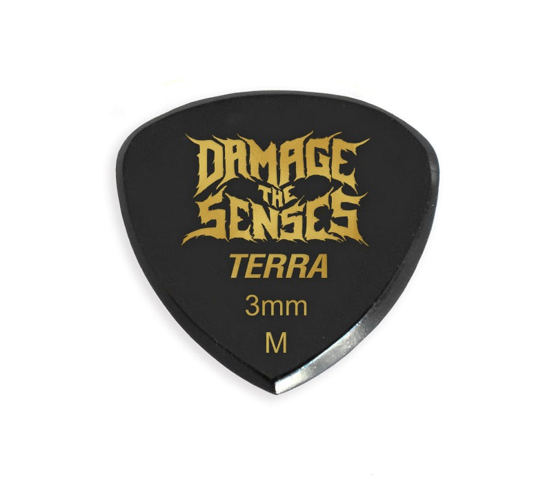 Acrylic Pick - Terra 3mm (Black) Damage The Senses