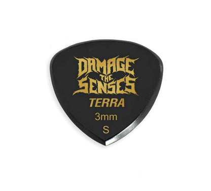 Acrylic Pick - Terra 3mm (Black) Damage The Senses