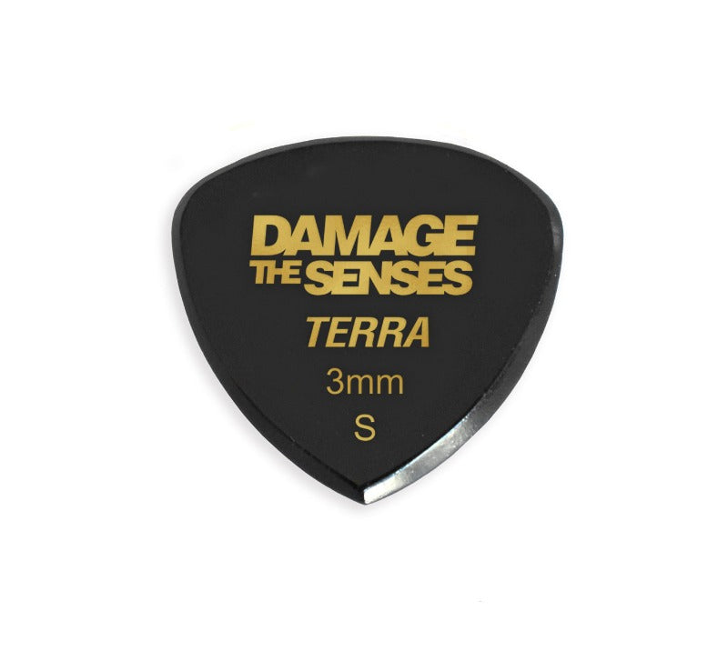 Acrylic Pick - Terra 3mm (Black) Damage The Senses