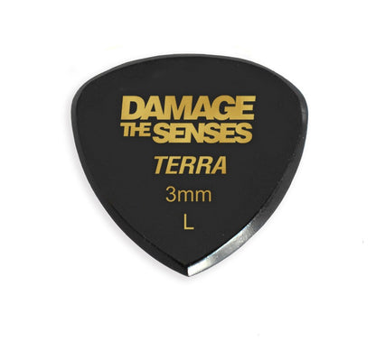 Acrylic Pick - Terra 3mm (Black) Damage The Senses