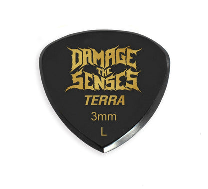 Acrylic Pick - Terra 3mm (Black) Damage The Senses