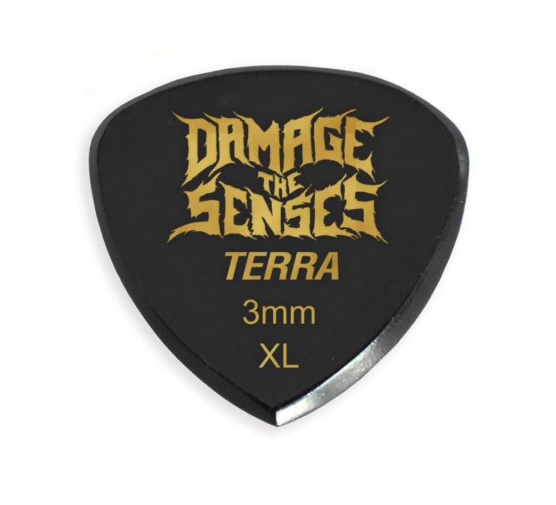 Acrylic Pick - Terra 3mm (Black) Damage The Senses