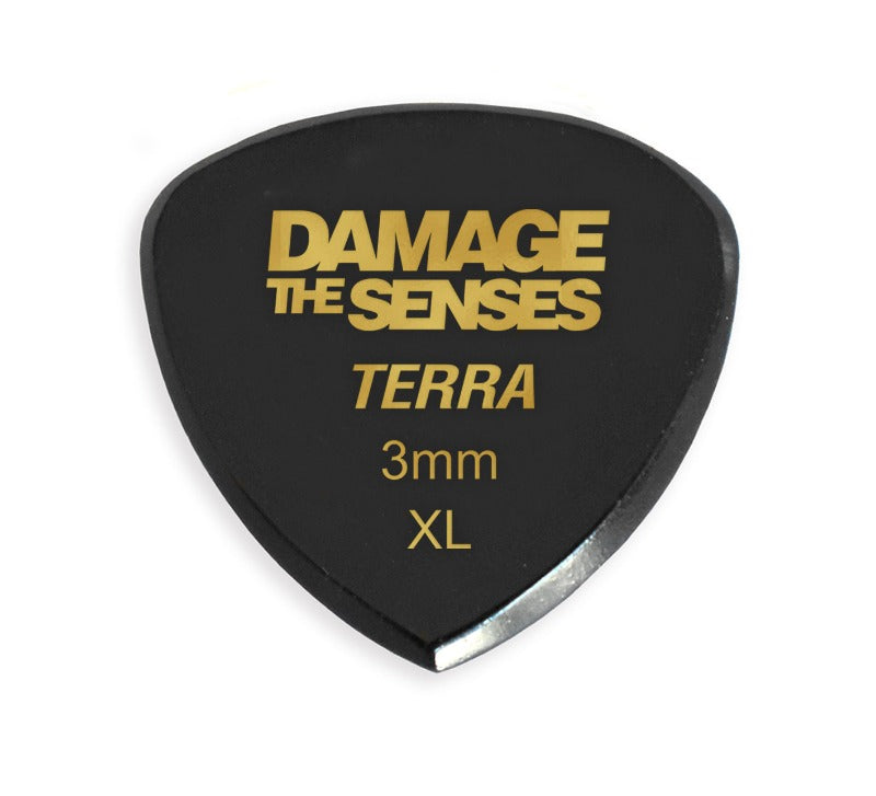 Acrylic Pick - Terra 3mm (Black) Damage The Senses