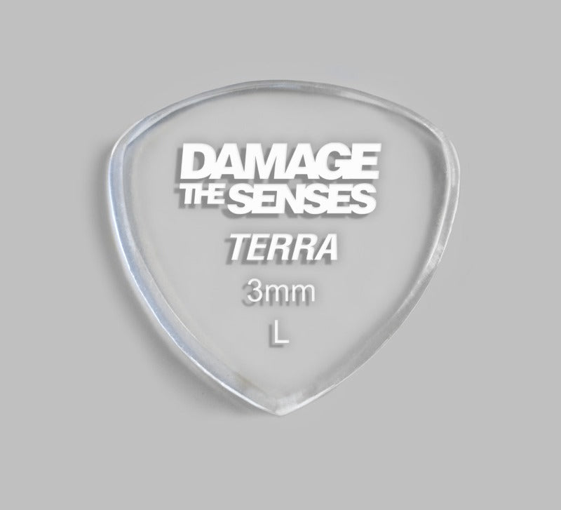 Acrylic Pick - Terra 3mm (Clear) Damage The Senses