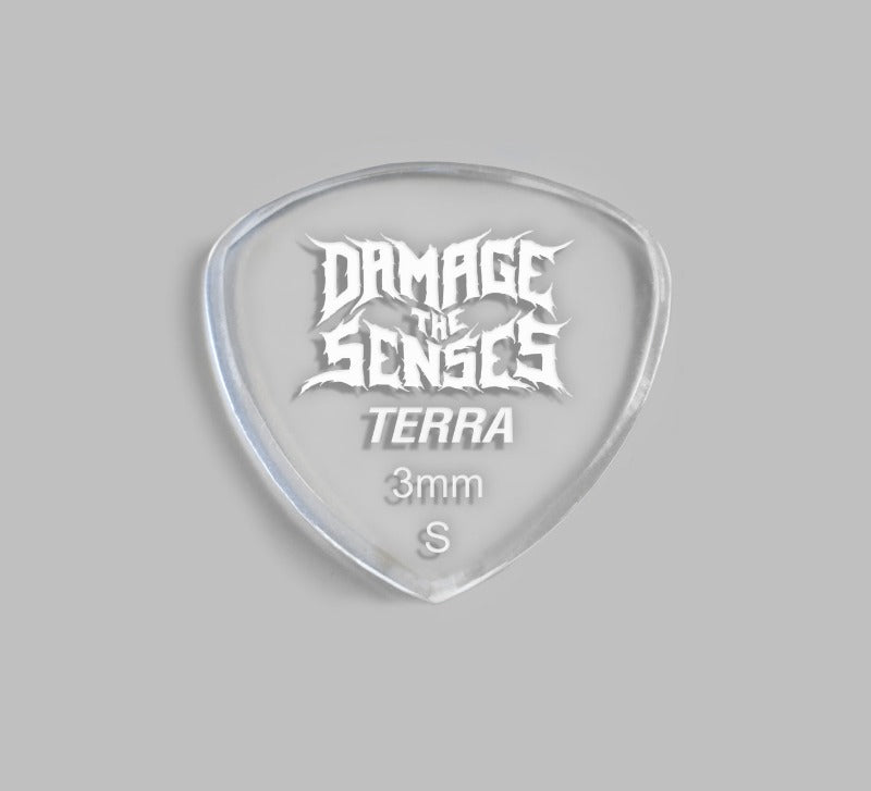 Acrylic Pick - Terra 3mm (Clear) Damage The Senses