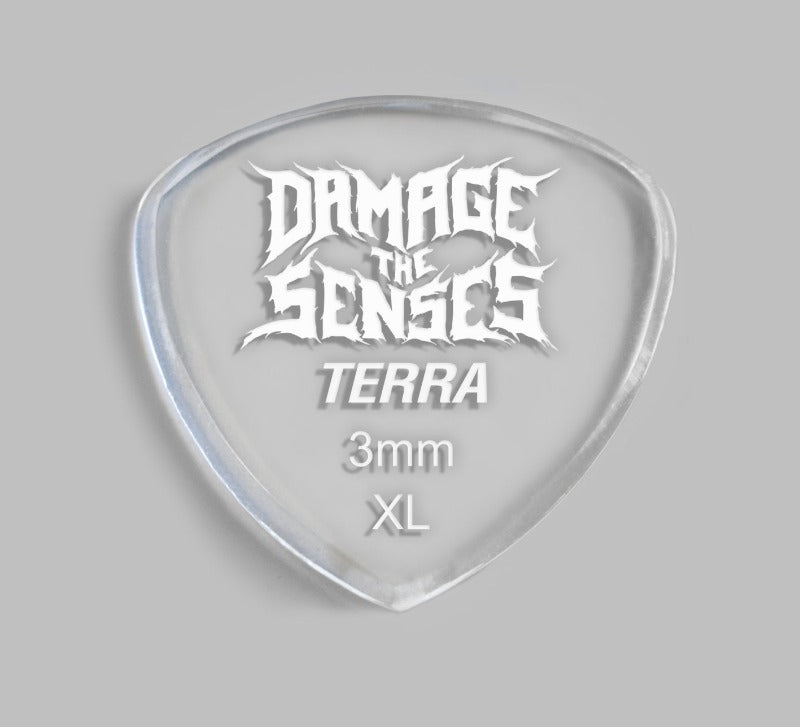 Acrylic Pick - Terra 3mm (Clear) Damage The Senses