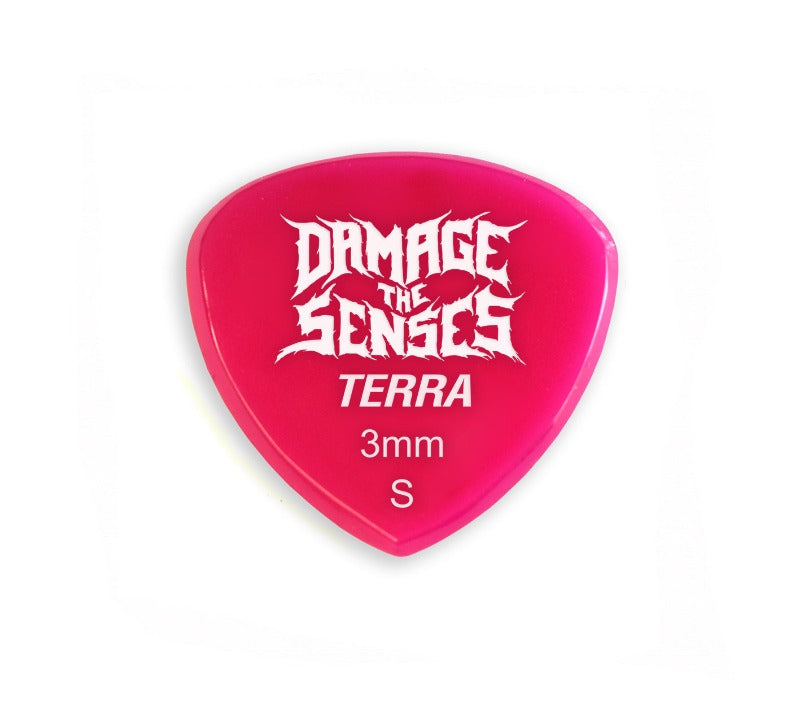 Acrylic Pick - Terra 3mm (Fuschia) Damage The Senses