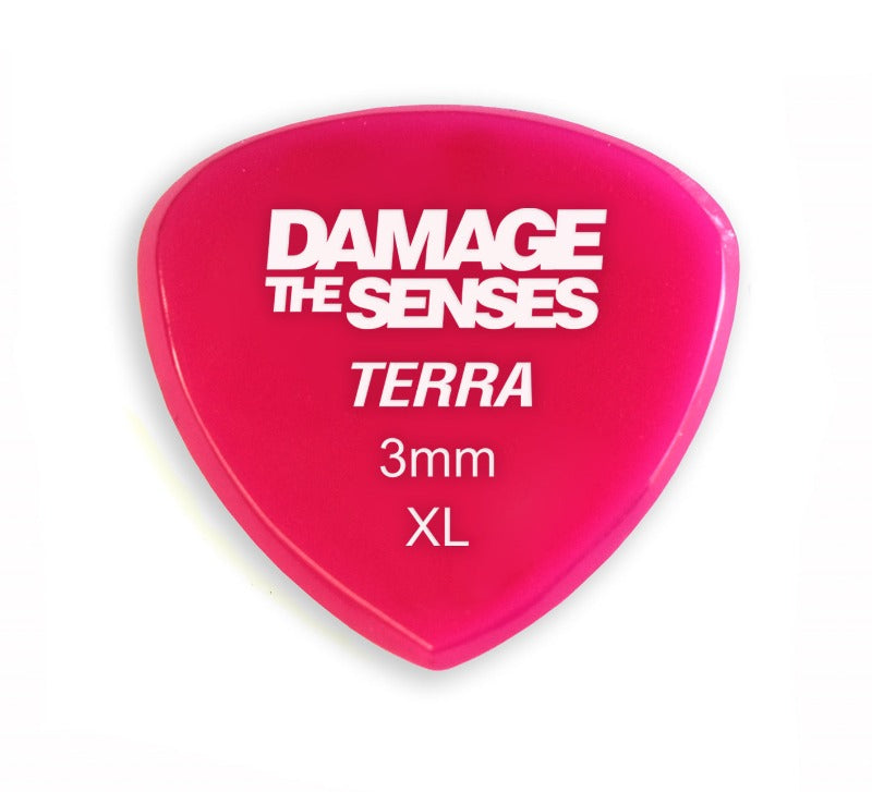 Acrylic Pick - Terra 3mm (Fuschia) Damage The Senses