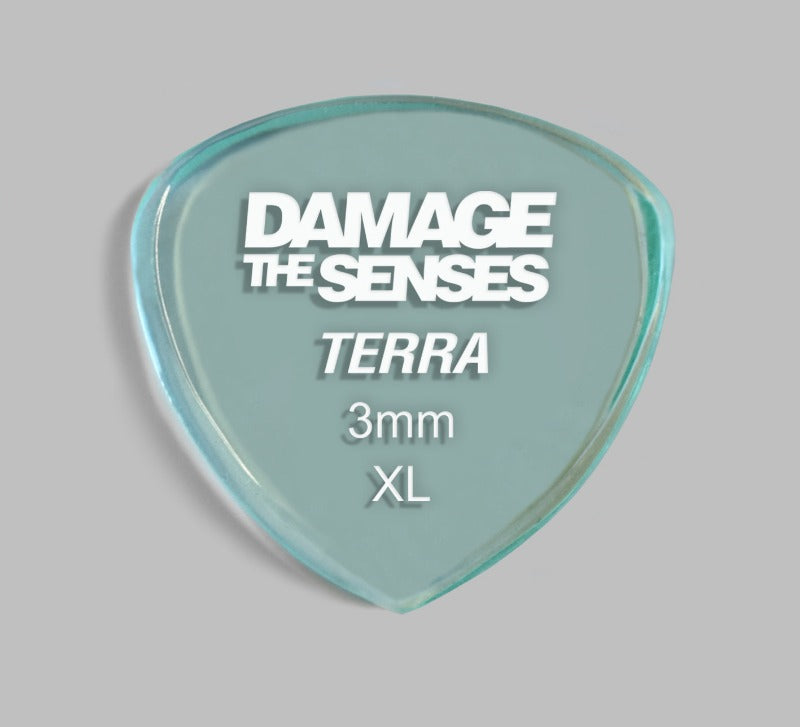 Acrylic Pick - Terra 3mm (Glass Green) Damage The Senses