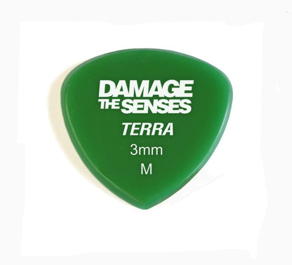 Acrylic Pick - Terra 3mm (Green) Damage The Senses