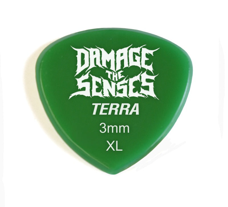 Acrylic Pick - Terra 3mm (Green) Damage The Senses