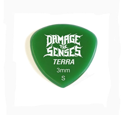 Acrylic Pick - Terra 3mm (Green) Damage The Senses