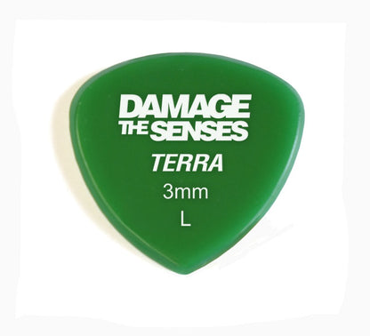 Acrylic Pick - Terra 3mm (Green) Damage The Senses