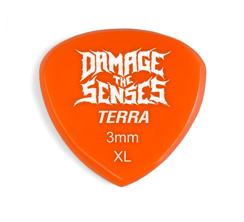 Acrylic Pick - Terra 3mm (Orange) Damage The Senses