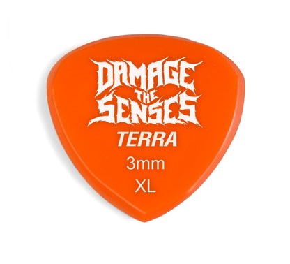 Acrylic Pick - Terra 3mm (Orange) Damage The Senses