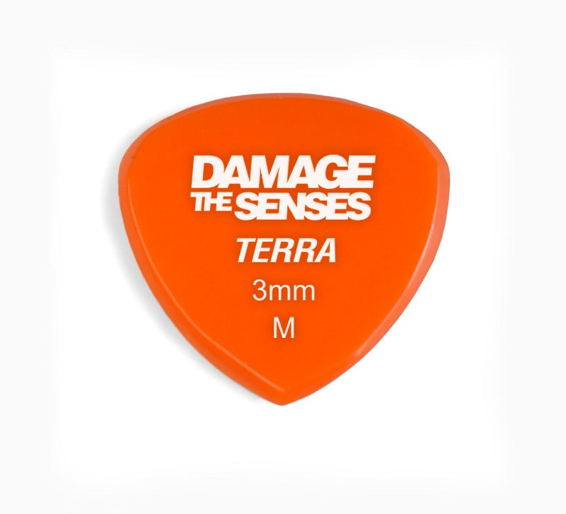 Acrylic Pick - Terra 3mm (Orange) Damage The Senses