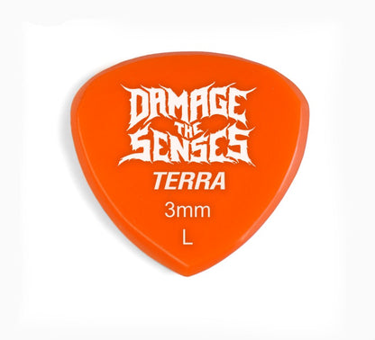 Acrylic Pick - Terra 3mm (Orange) Damage The Senses