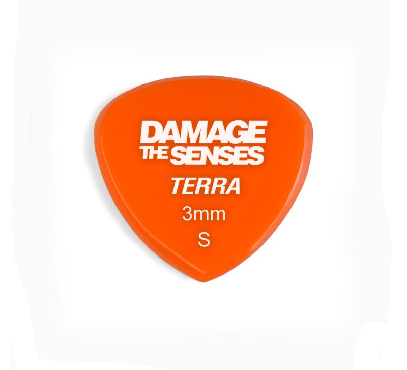 Acrylic Pick - Terra 3mm (Orange) Damage The Senses