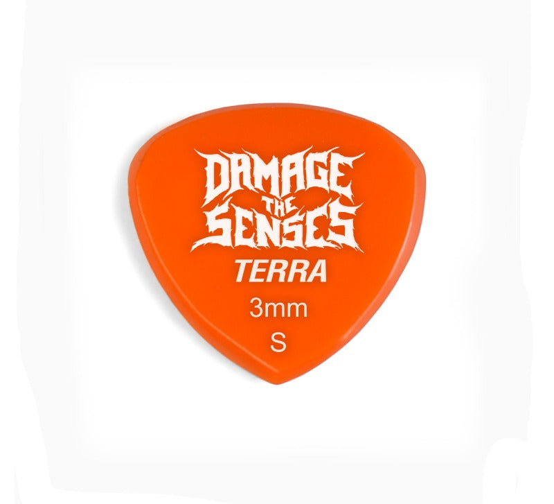 Acrylic Pick - Terra 3mm (Orange) Damage The Senses