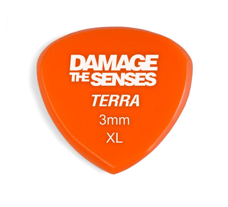 Acrylic Pick - Terra 3mm (Orange) Damage The Senses